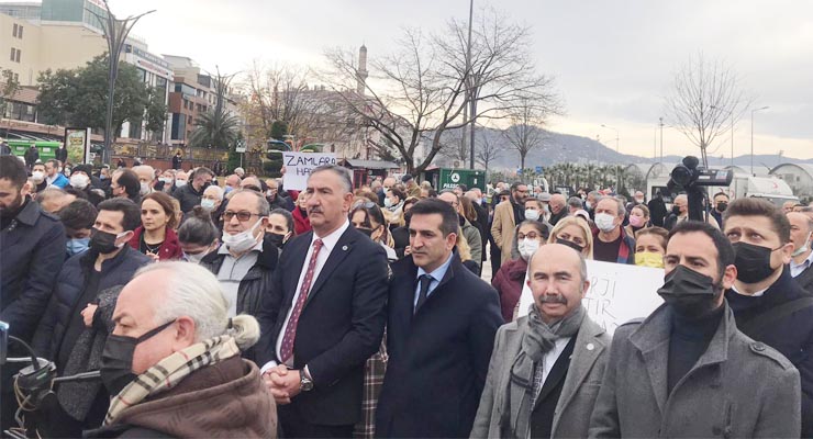 5 PARTİ ORTAK ZAM MİTİNGİ YAPTI