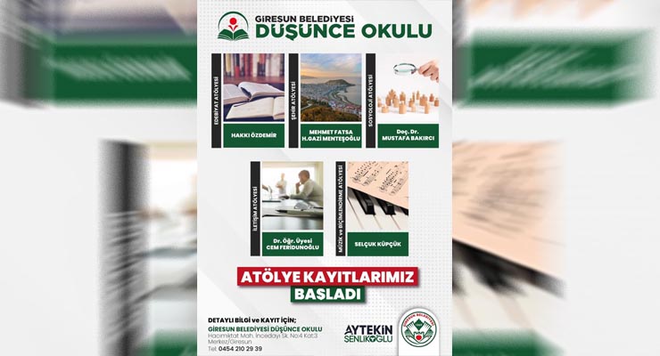 DÜŞÜNCE OKULU AÇILIYOR