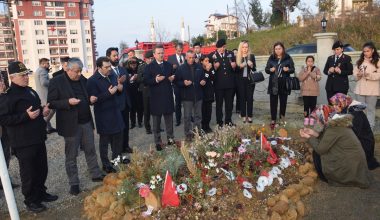 Giresun'da şehit Piyade Sözleşmeli Er İsmail Ünal'ın ailesine şehadet belgesi verildi