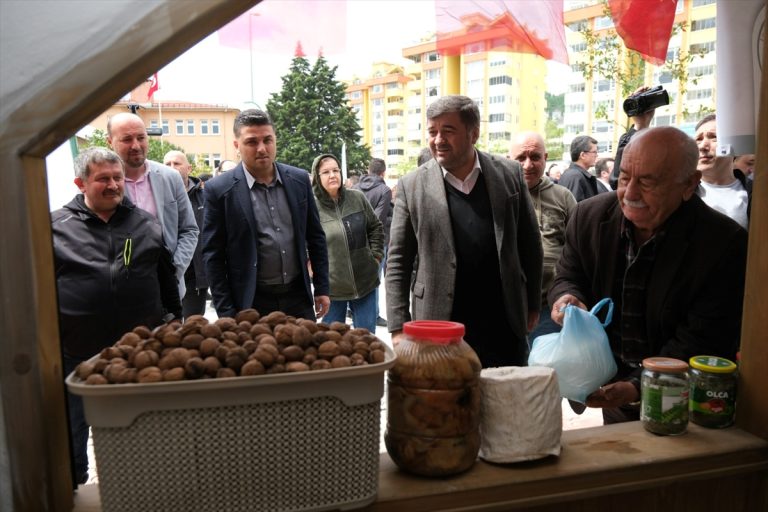 Giresun'da yöresel ürünler pazarı törenle açıldı