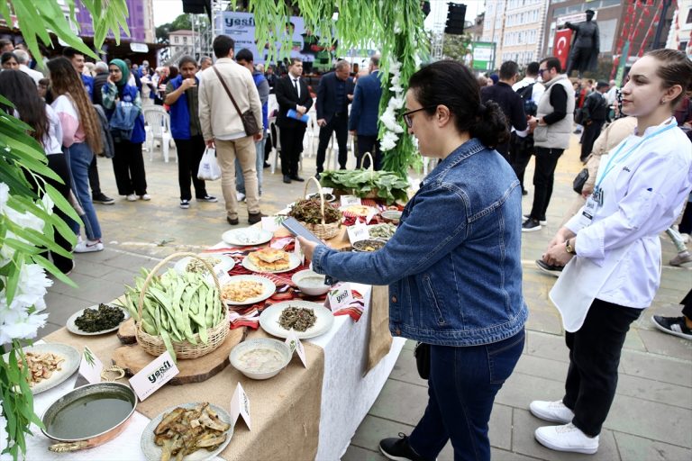 Giresun'un yeşil lezzetleri gastronomi festivali yapıldı