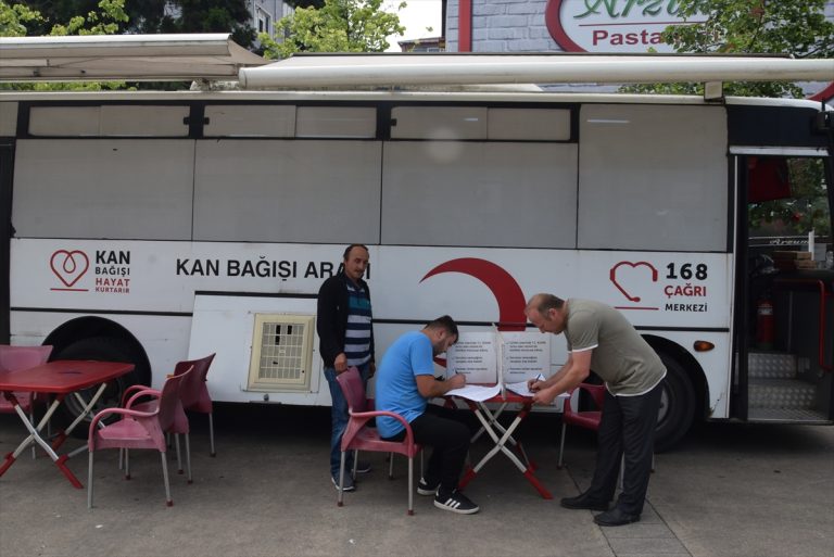 Espiye'de kan bağışı kampanyası düzenlendi
