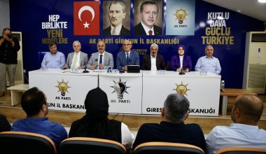 AK Parti Genel Başkan Yardımcısı Yılmaz, Giresun'da konuştu: