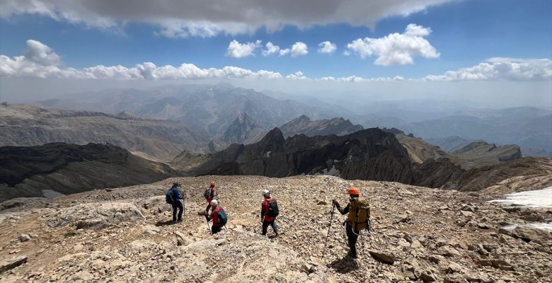 GİDOSK üyeleri Türkiye'nin en yüksek ikinci zirvesine tırmandı