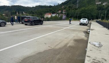 Giresun Valisi Serdengeçti, hizmete giren köprülerde incelemelerde bulundu