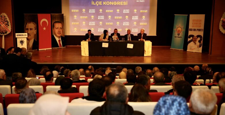 AK Parti Giresun Merkez 8. Olağan İlçe Kongresi yapıldı