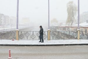 Giresun, Ordu ve Bayburt'ta soğuk hava ve kar etkili oluyor