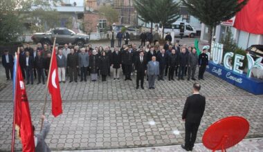 Büyük Önder Atatürk ebediyete intikalinin 86. yılında Giresun'un ilçelerinde anıldı