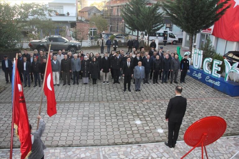 Büyük Önder Atatürk ebediyete intikalinin 86. yılında Giresun'un ilçelerinde anıldı