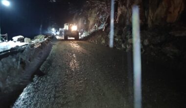 Giresun'da heyelan sonucu kapanan kara yolu ulaşıma açıldı