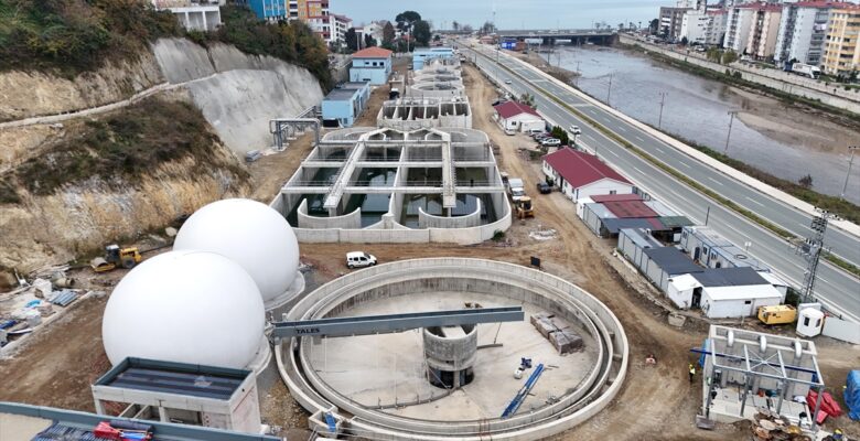 Giresun'da atık su arıtma tesisinde test aşamasına geçildi