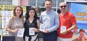 BAŞKAN DEDE ‘DEN MİNİK YAZARLARIN İLK ESERLERİNE TAM NOT