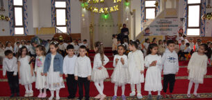 MİNİK ÖĞRENCİLERİN RAMAZAN ETKİNLİĞİ GÖZ KAMAŞTIRDI