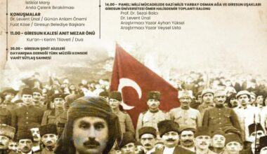 MİLLİ KAHRAMANIMIZ OSMAN AĞA ANILIYOR MİLLİ KAHRAMANIMIZ OSMAN AĞA ANILIYOR