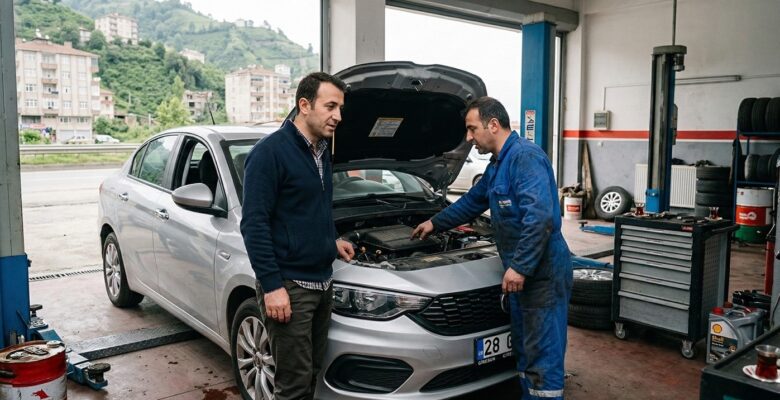 Giresun’da Sürücüler Bakım İşini Son Ana Bırakmıyor