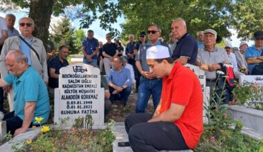 ALAADDİN KORKMAZ ‘IN ESPİYE’DEKİ MEZARINA 5 OTOBÜSLE GELDİLER