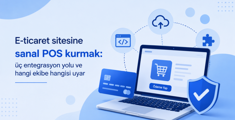 E-ticaret sitesine sanal POS kurmak: üç entegrasyon yolu ve hangi ekibe hangisi uyar?