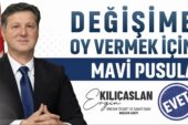 KILIÇASLAN DEĞİŞİM İSTEDİ